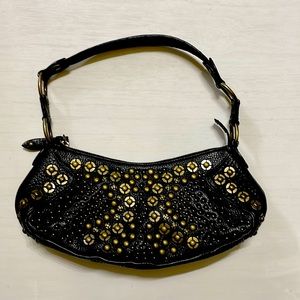 COLE HAAN Studded Black bag